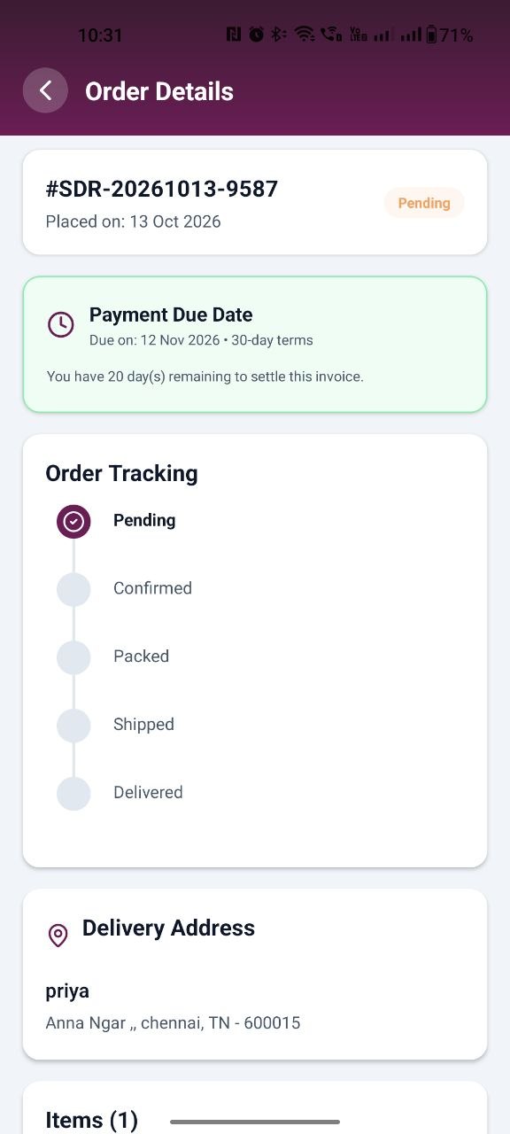 Sudar Ayush App Dashboard Screen